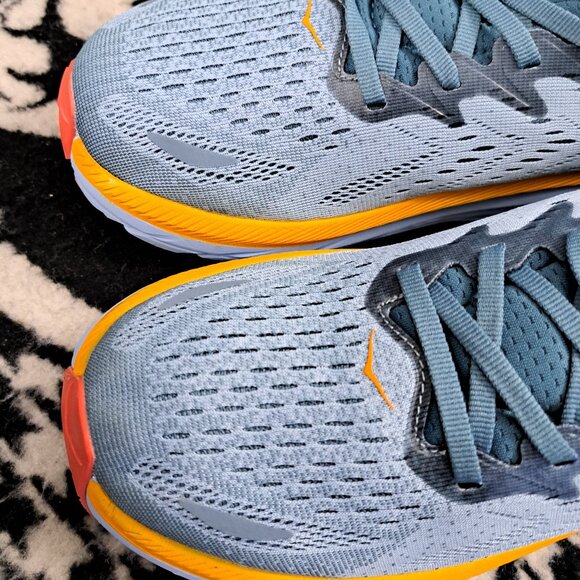 Size 9.5D Men Hoka One One Clifton 8 running shoes in the Goblin Blue main image 5